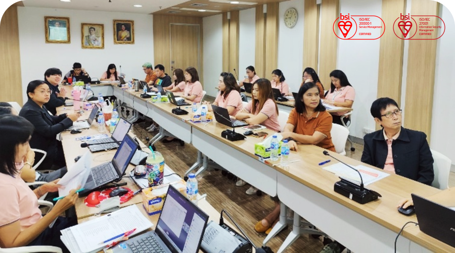 การตรวจสอบประเมินคุณภาพภายใน (Internal Audit) มาตรฐาน ISO/IEC 20000-1: 2018 และ ISO/IEC 27001: 2022 ประจำปี 2568